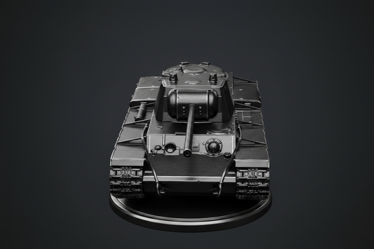 KV-1 Russian Tank – STL File 7cm | Hollowed Presupported & Full (No Supports)