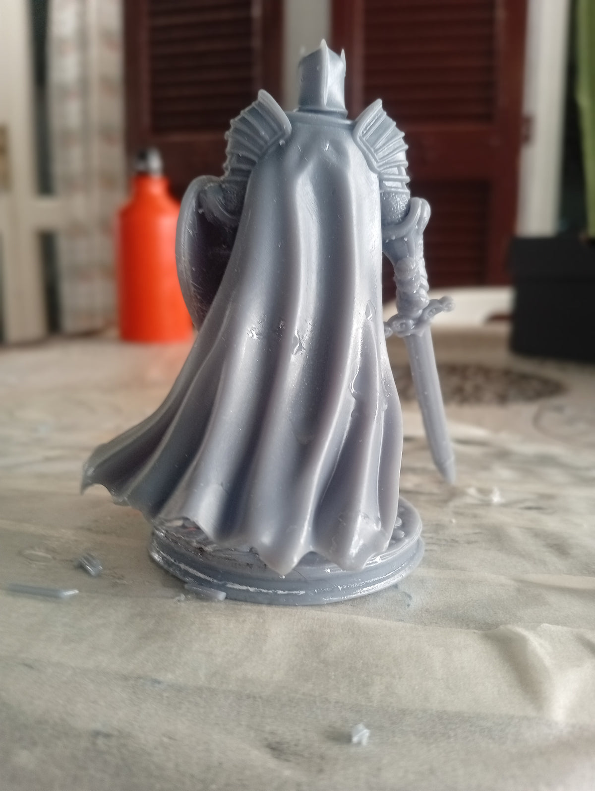 Iron Paladin – Fantasy Resin Miniature STL | Hollowed + Full