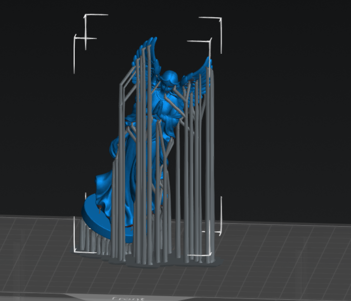 Angel Woman 9cm – 3D Print STL File | Hollowed + Full | Kronoscreation